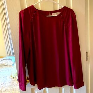 Loft blouse, size M, fuchsia